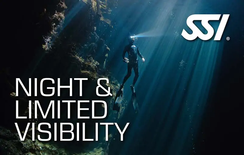 scuba diving certification Night and limited visibility